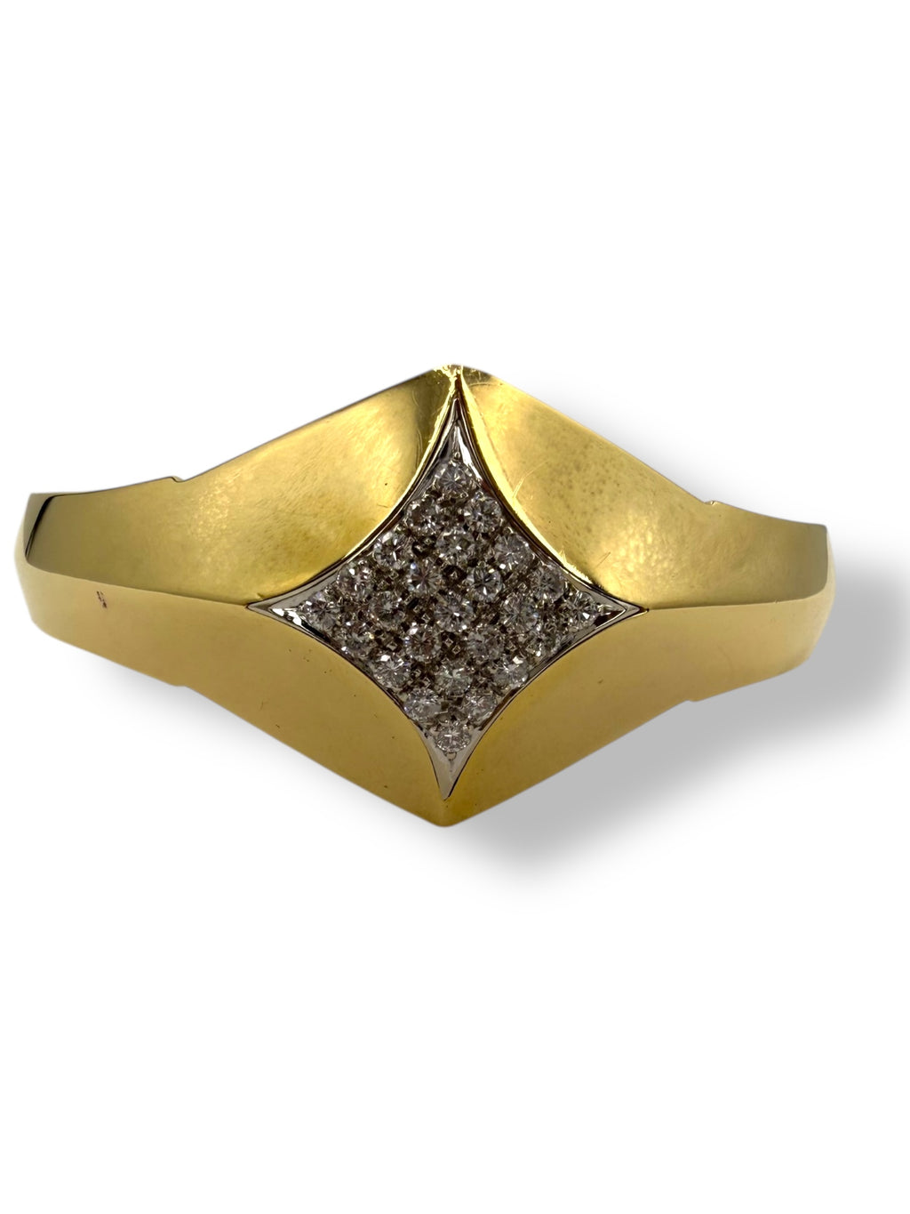 18k Diamond Bangle Bracelet