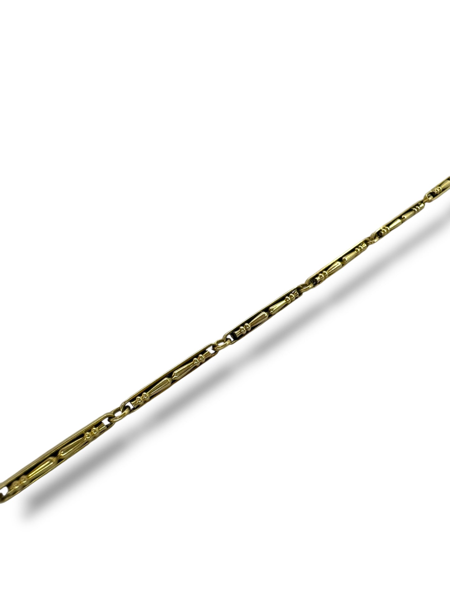 14k Chair Leg Link Watch Chain