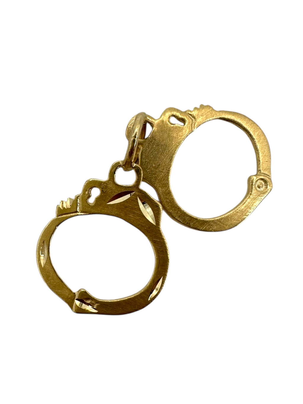 14k Handcuffs Pendant