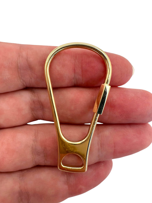 14k Carabiner Style Connector Pendant