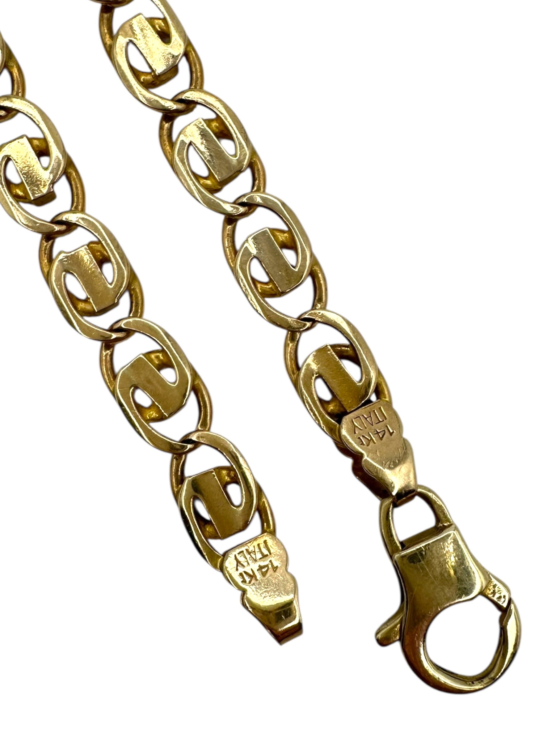 14k G Link Bracelet