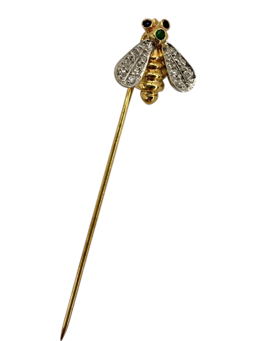 14k Diamond Bee Stick Pin