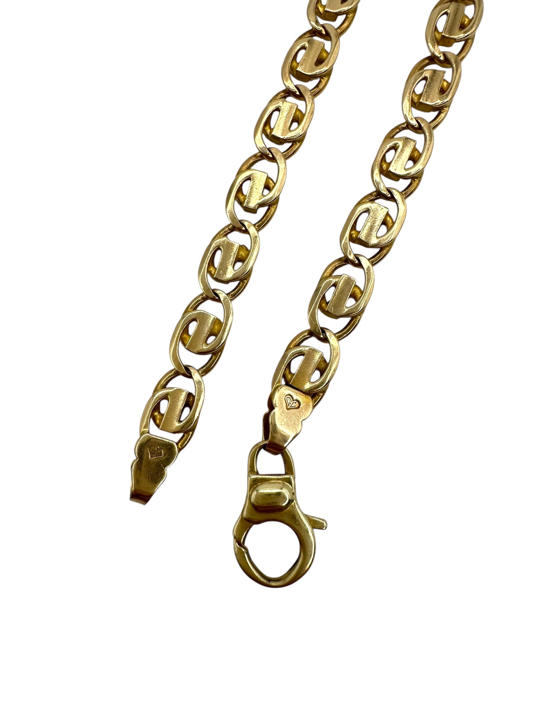 14k G Link Bracelet