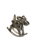 18k Diamond Rocking Horse Charm