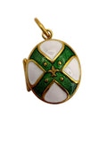 18k Enamel Locket