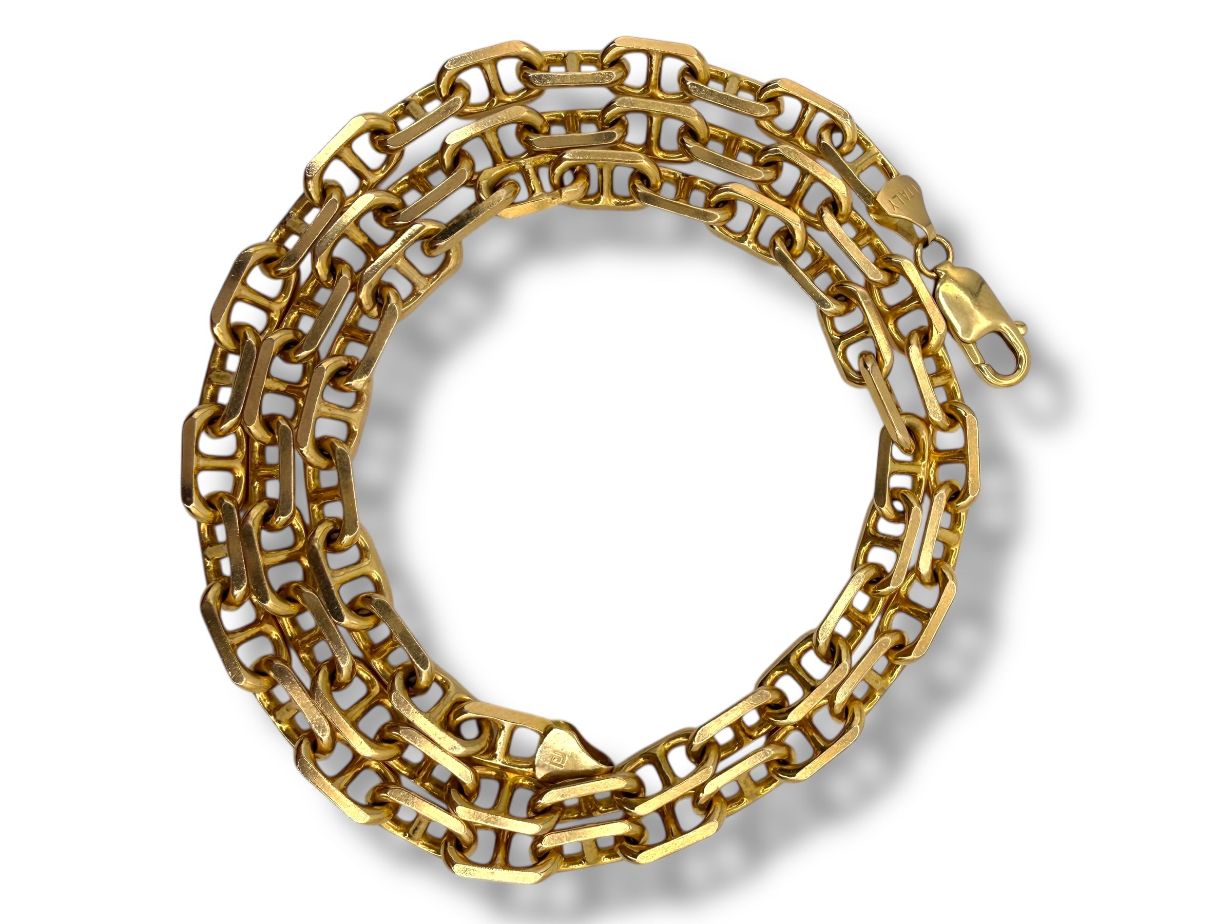 14k Chunky Anchor Link Chain Necklace