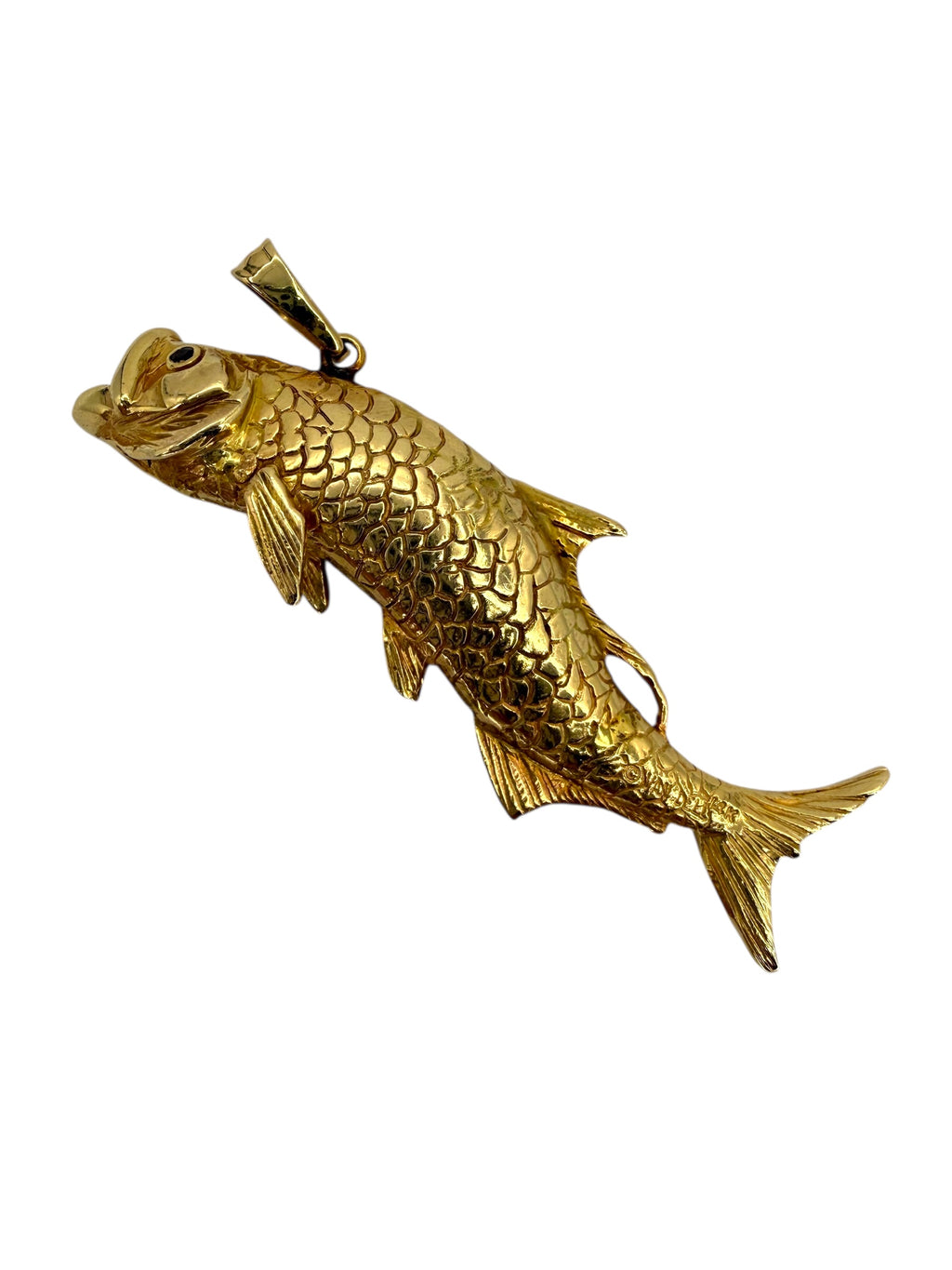 14k Tarpon Fish Pendant