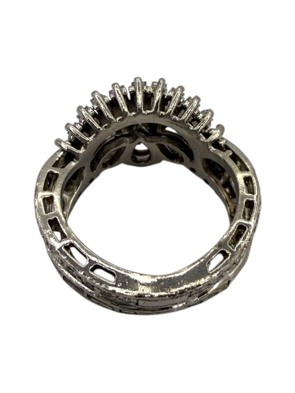 Platinum Diamond Princess Ring