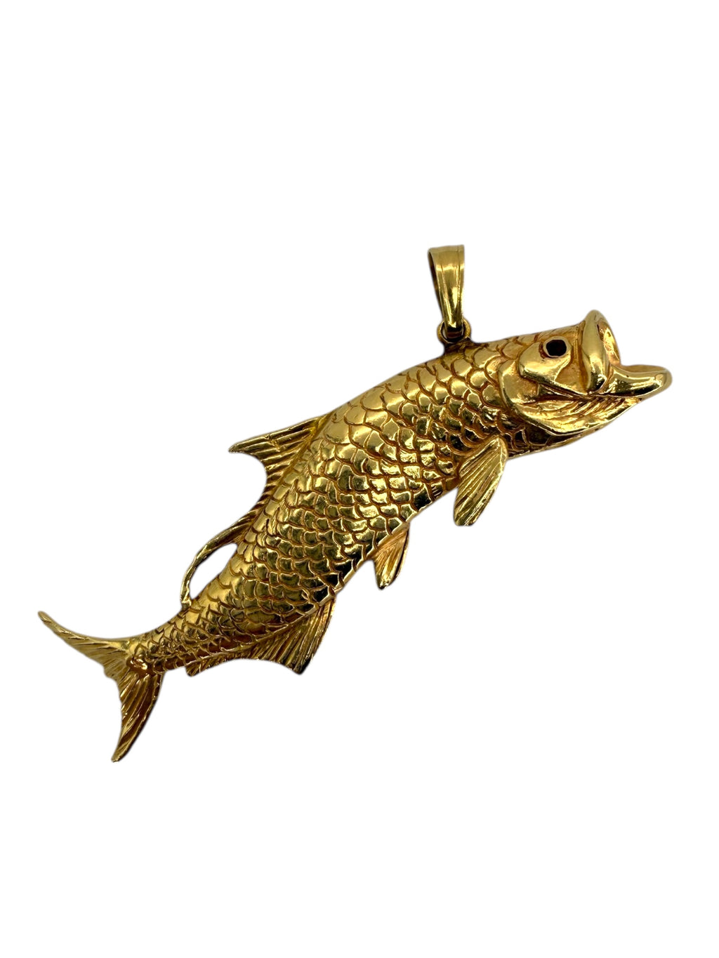 14k Tarpon Fish Pendant