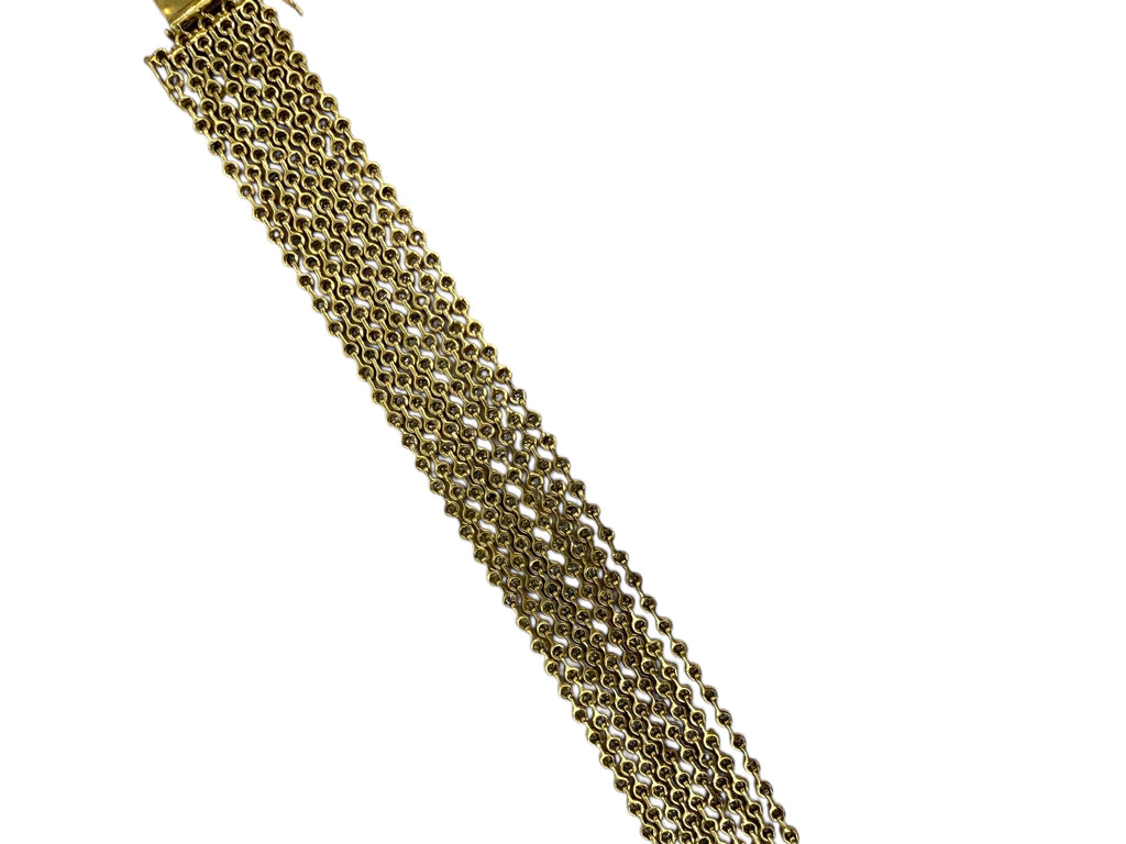 18k Multi-Strand Diamond Bracelet
