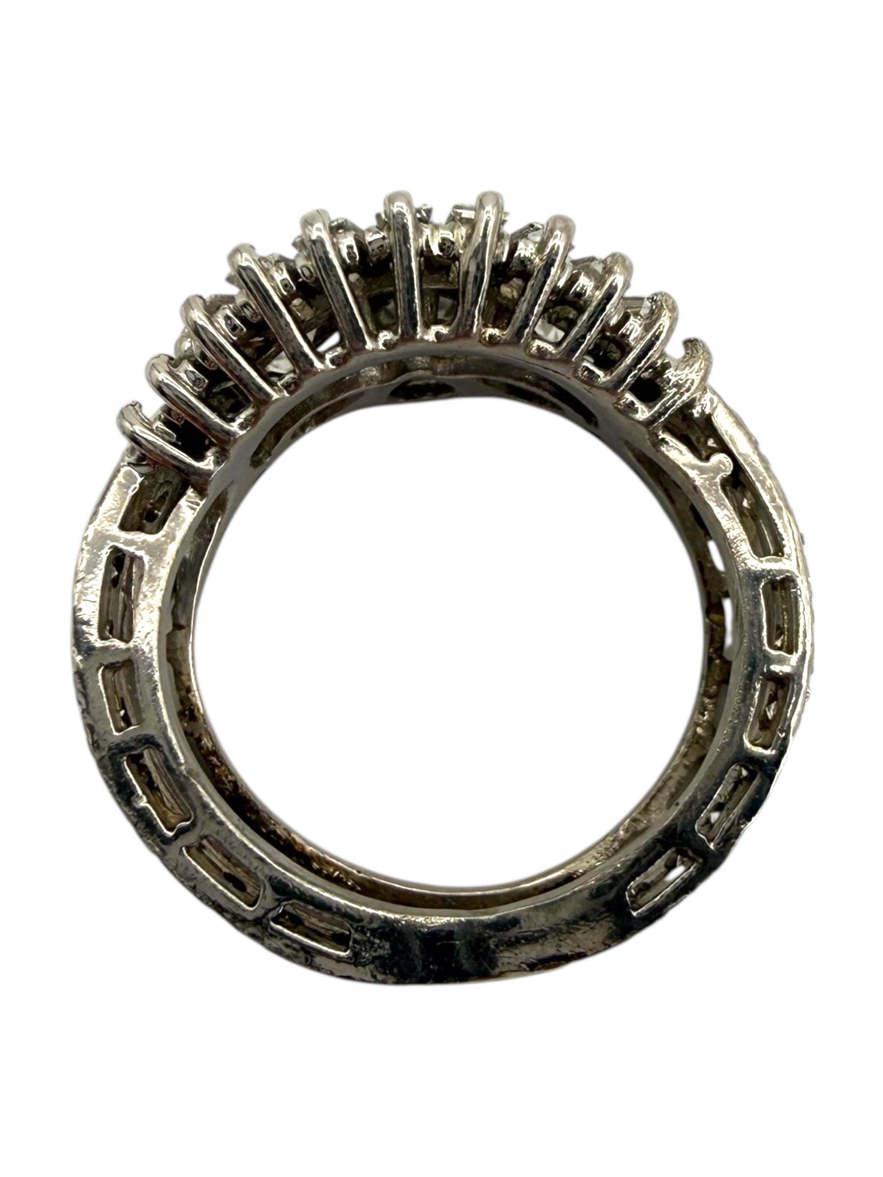 Platinum Diamond Princess Ring