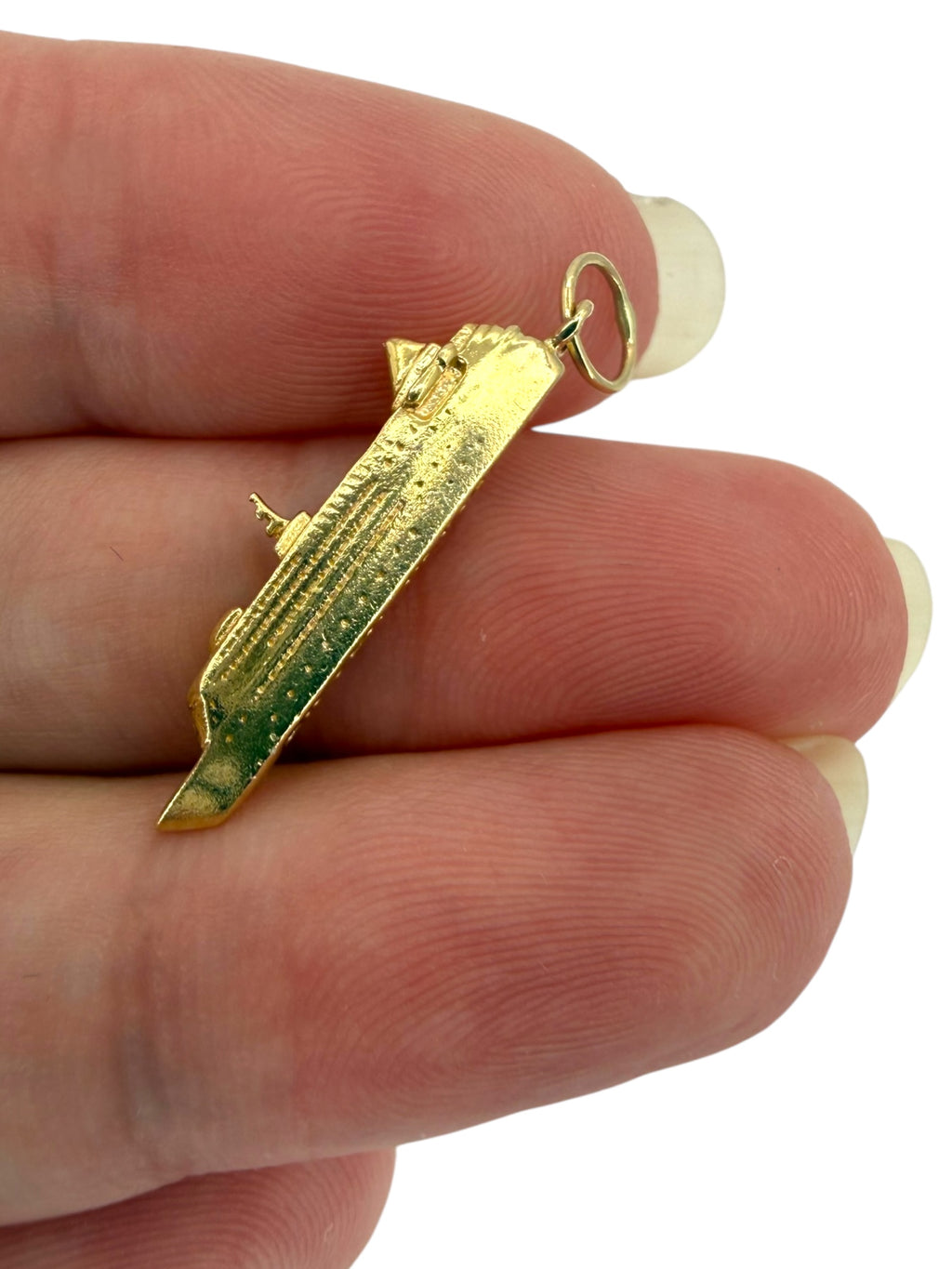 14k Cruise Ship Charm