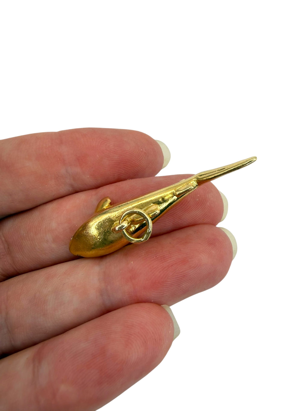 14k Shark Pendant