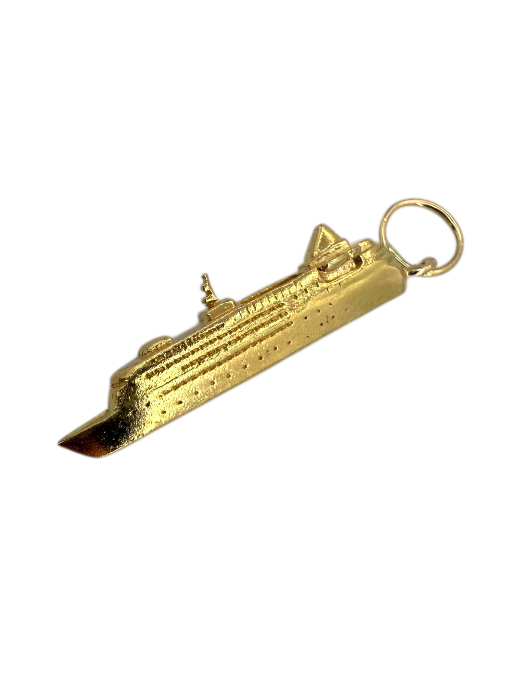 14k Cruise Ship Charm