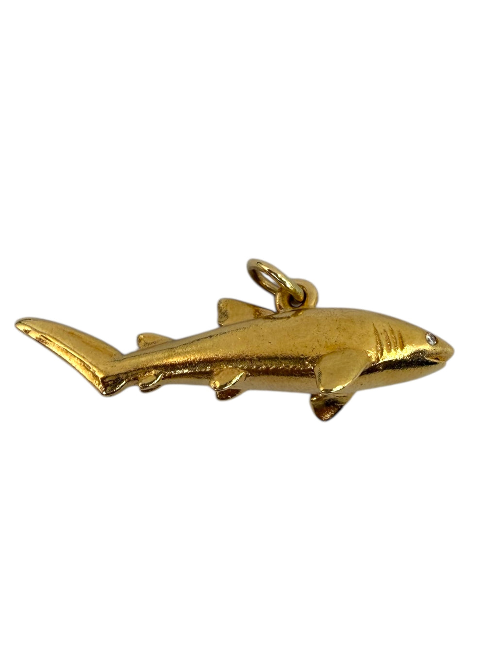 14k Shark Pendant