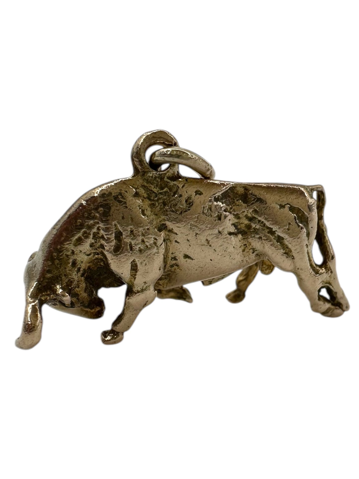 14k Bull Charm
