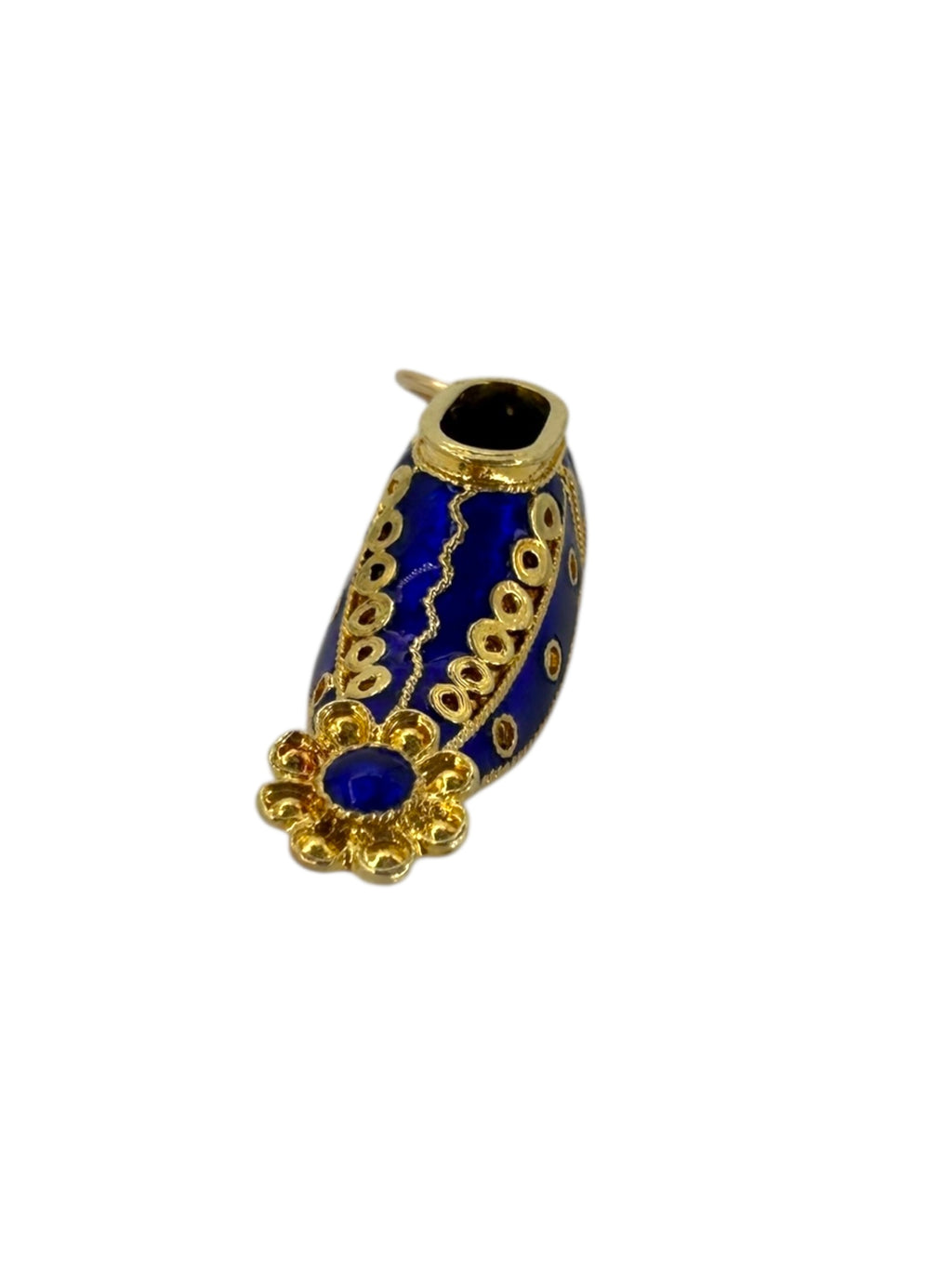 14k Enamel Shoe Charm