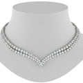 18k Princess Diamond Dinner Necklace