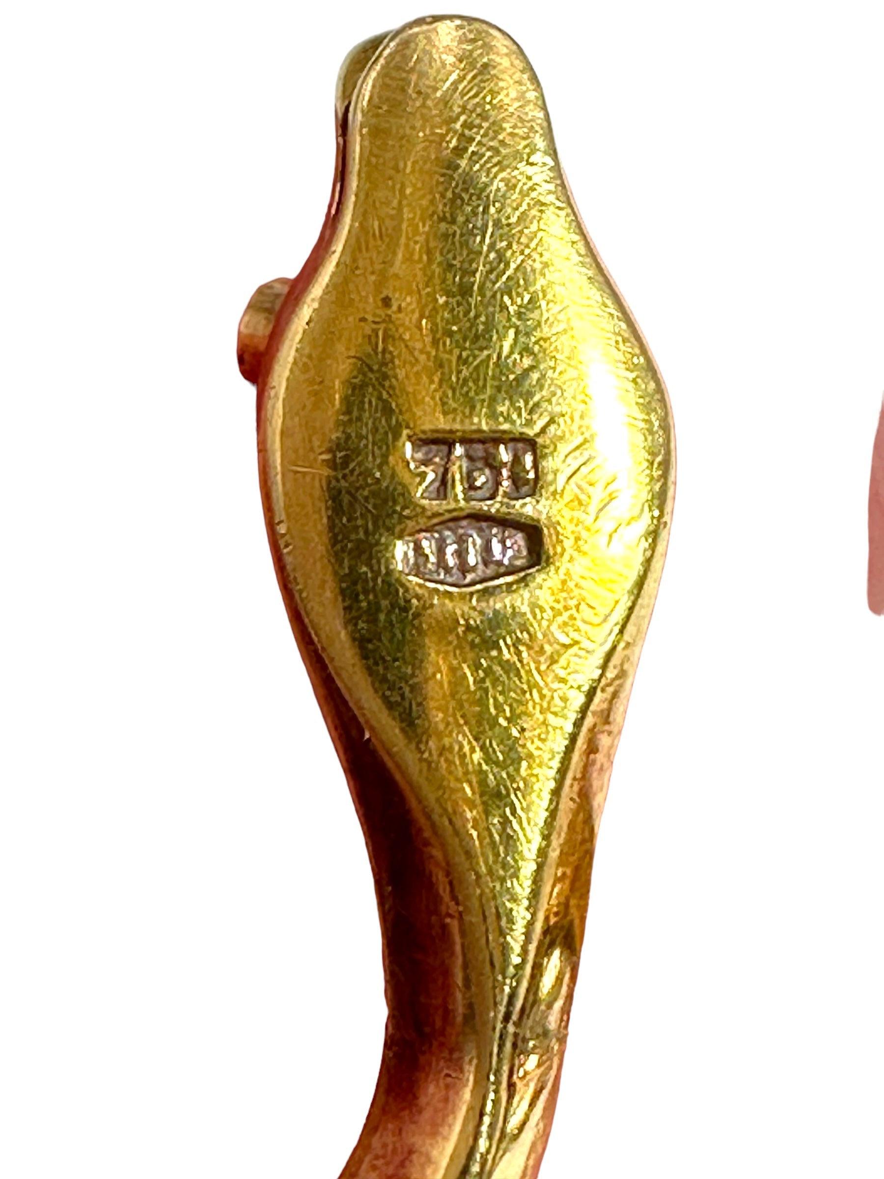 18k Snake Brooch