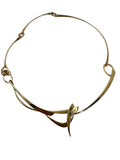 14k Handmade Organic Necklace