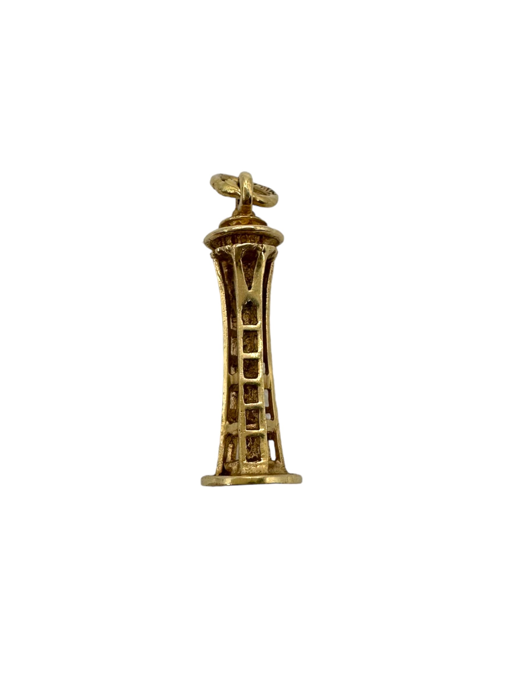 14k Tower Charm