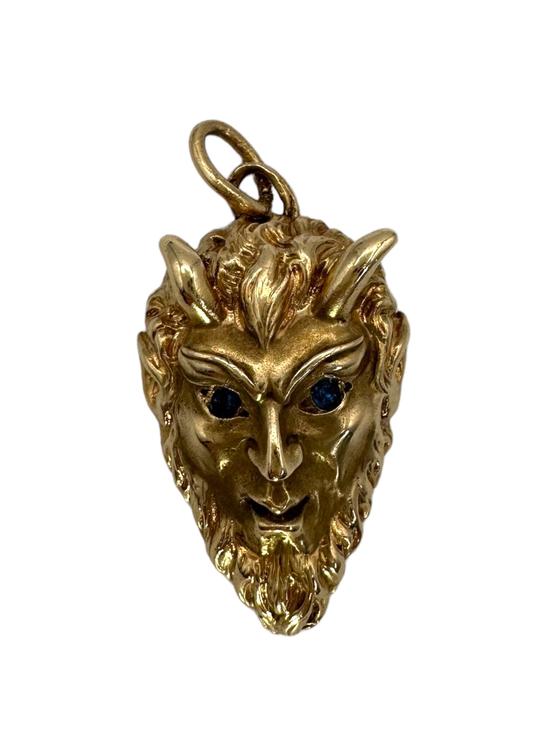 14k Devil/ Satyr Pendant