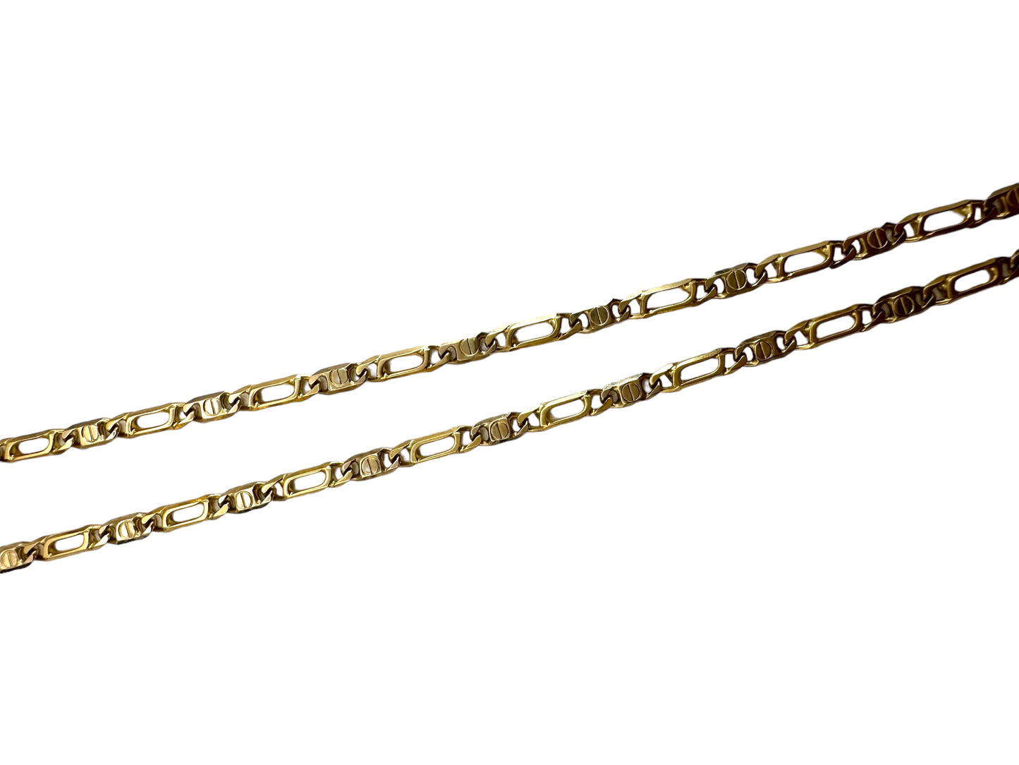 14k Nail Head Chain Necklace