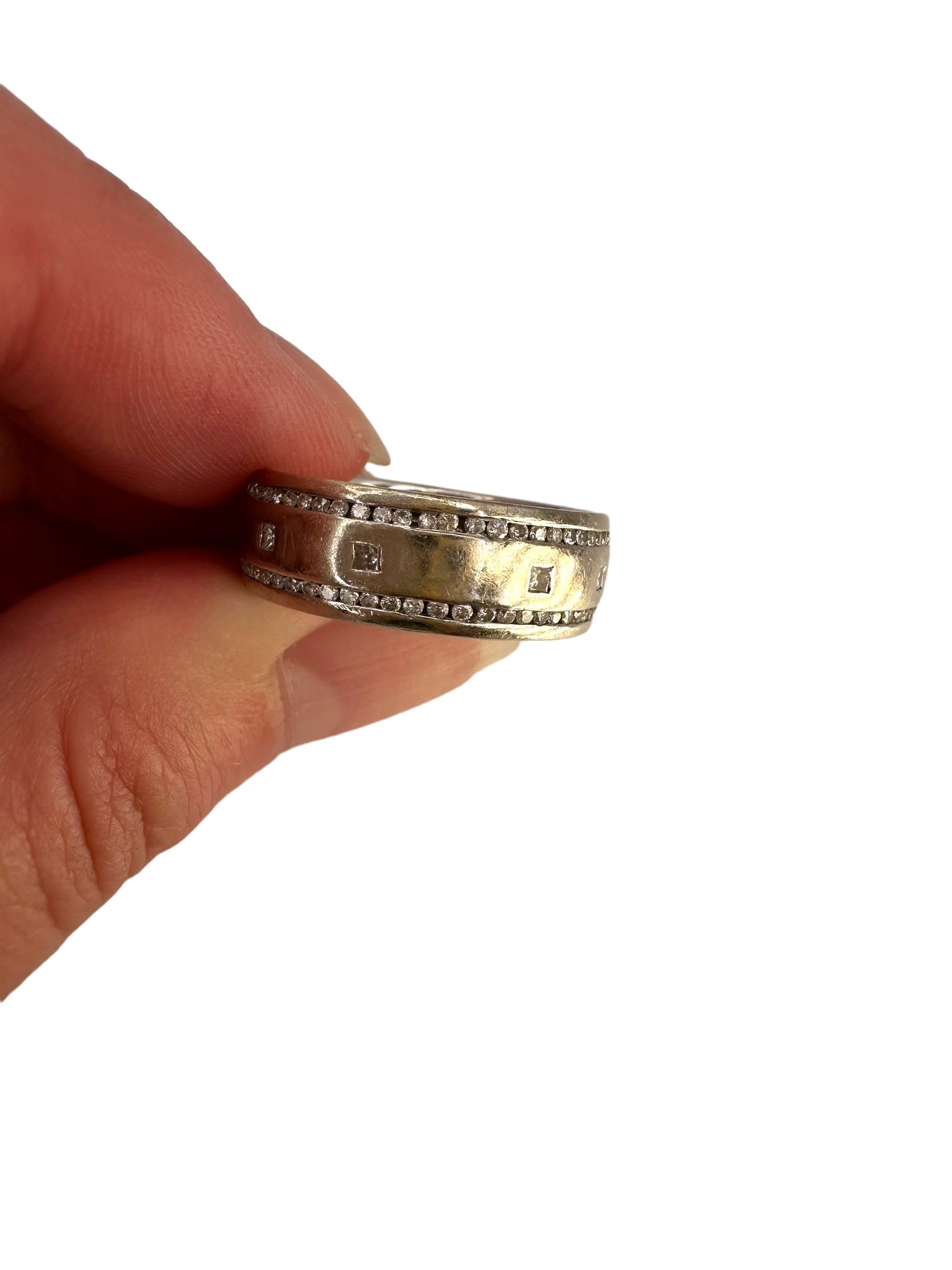 14k Diamond Eternity Band Ring
