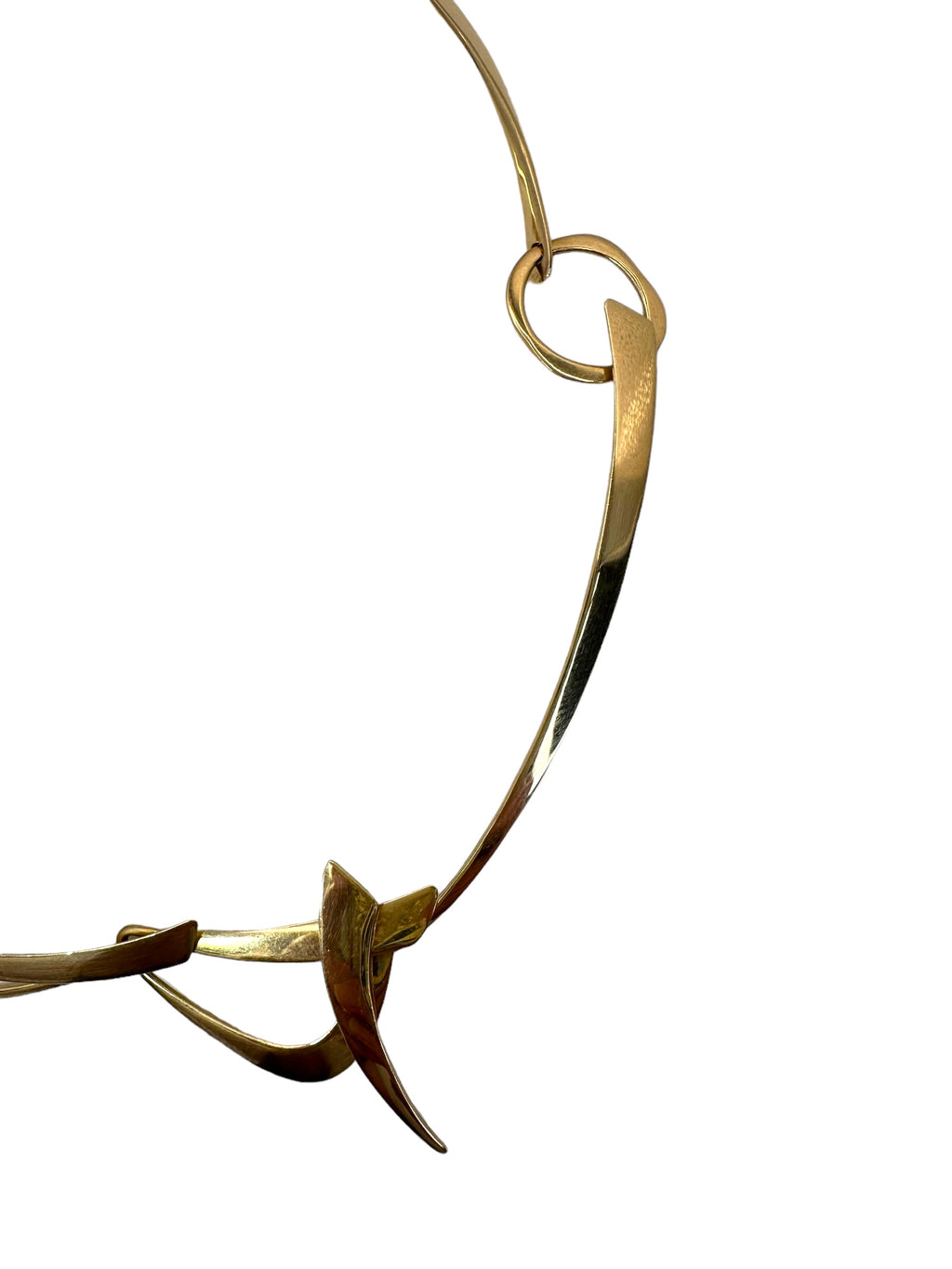 14k Handmade Organic Necklace