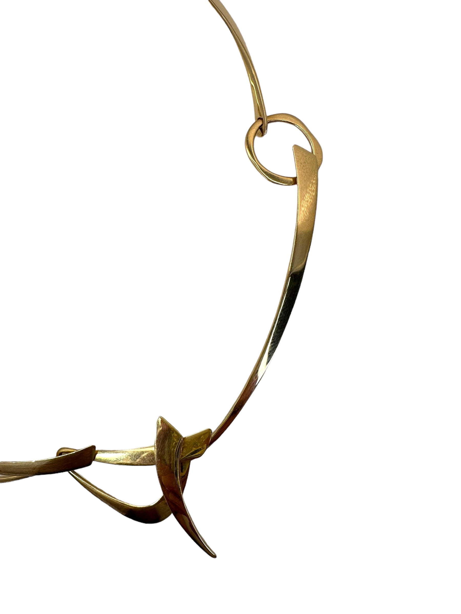 14k Handmade Organic Necklace