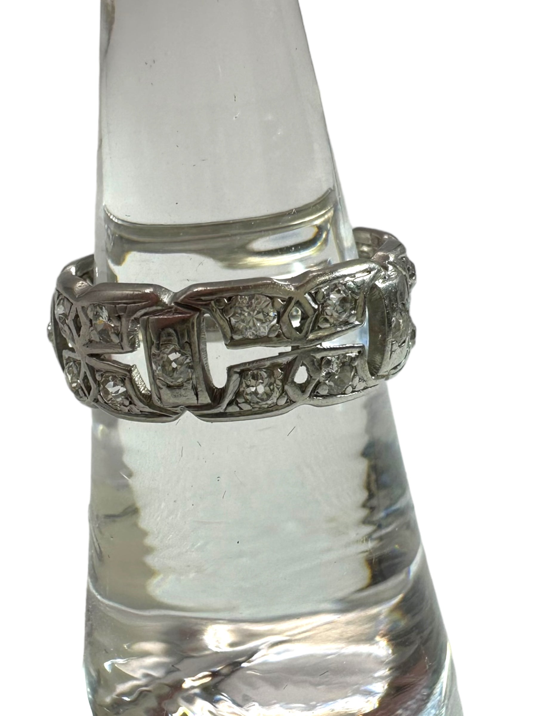 Platinum Diamond Eternity Band Ring