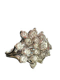 Platinum Diamond Cluster Ring