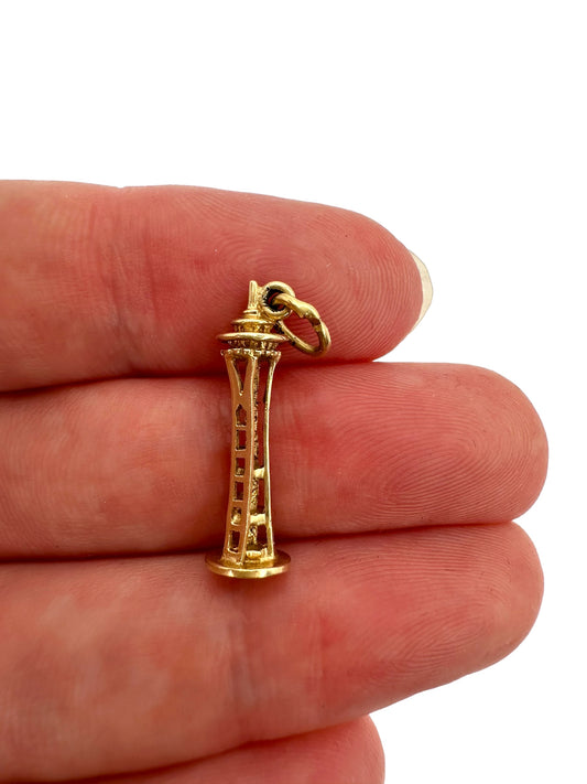 14k Tower Charm