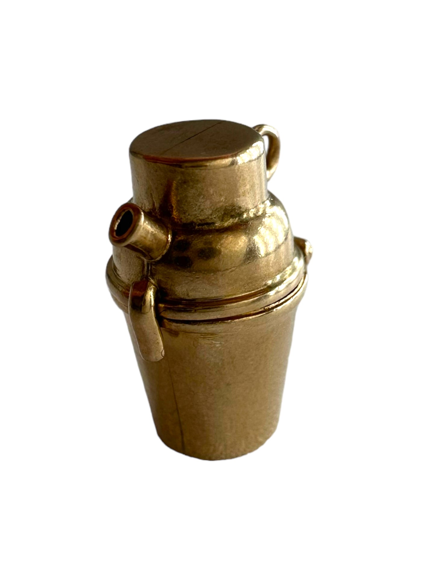 14k Cocktail Shaker Charm