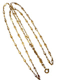 18k Victorian Long Guard Chain Necklace