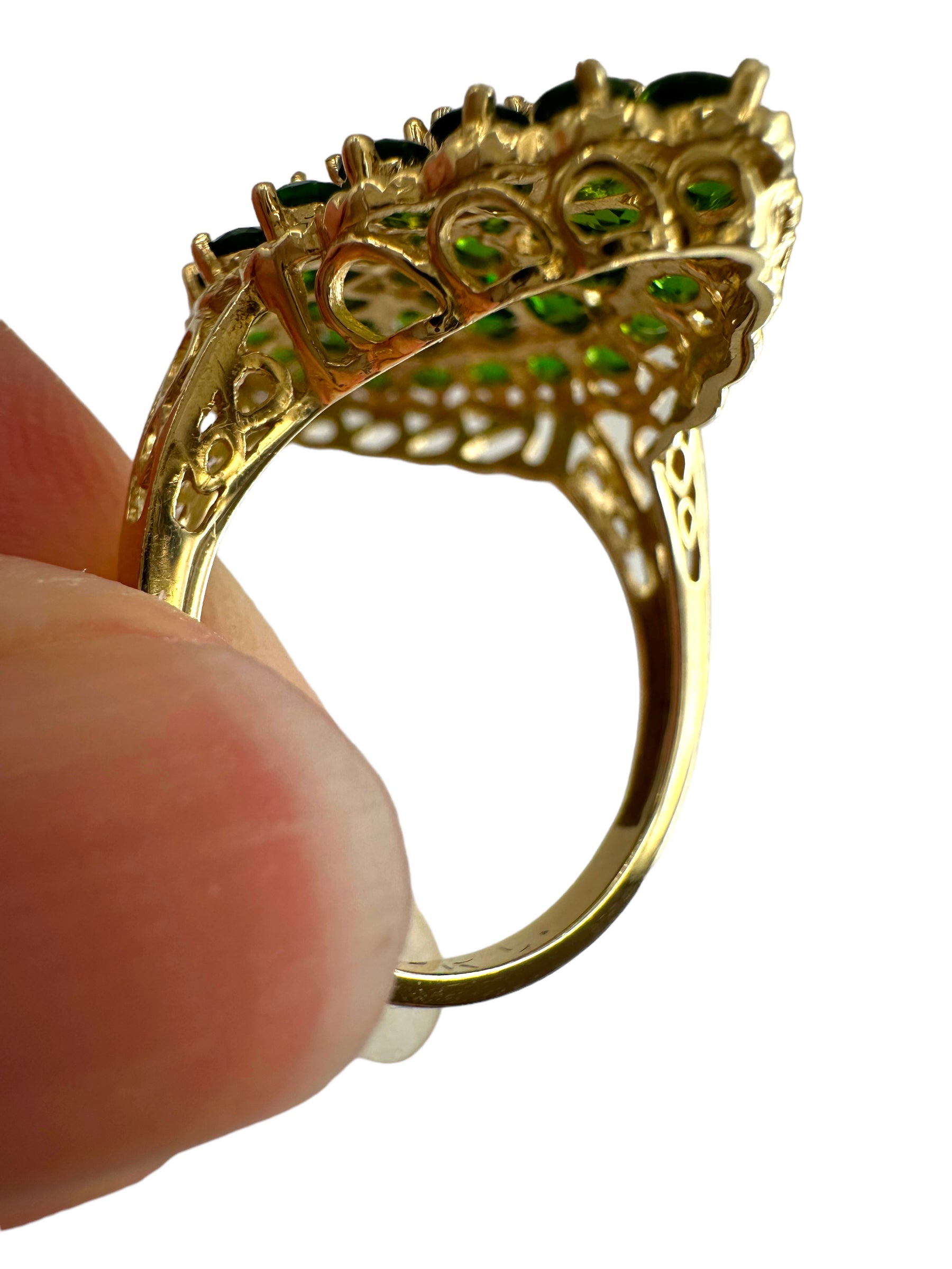 14k Tsavorite Garnet Ring