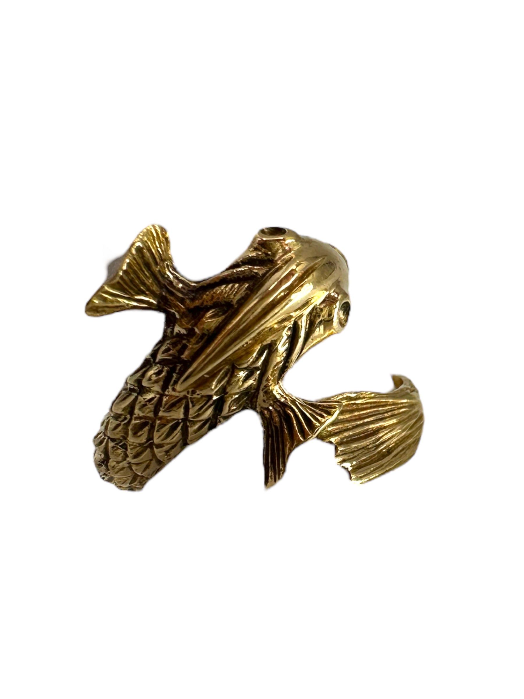 18k Koi Fish Wrap Ring