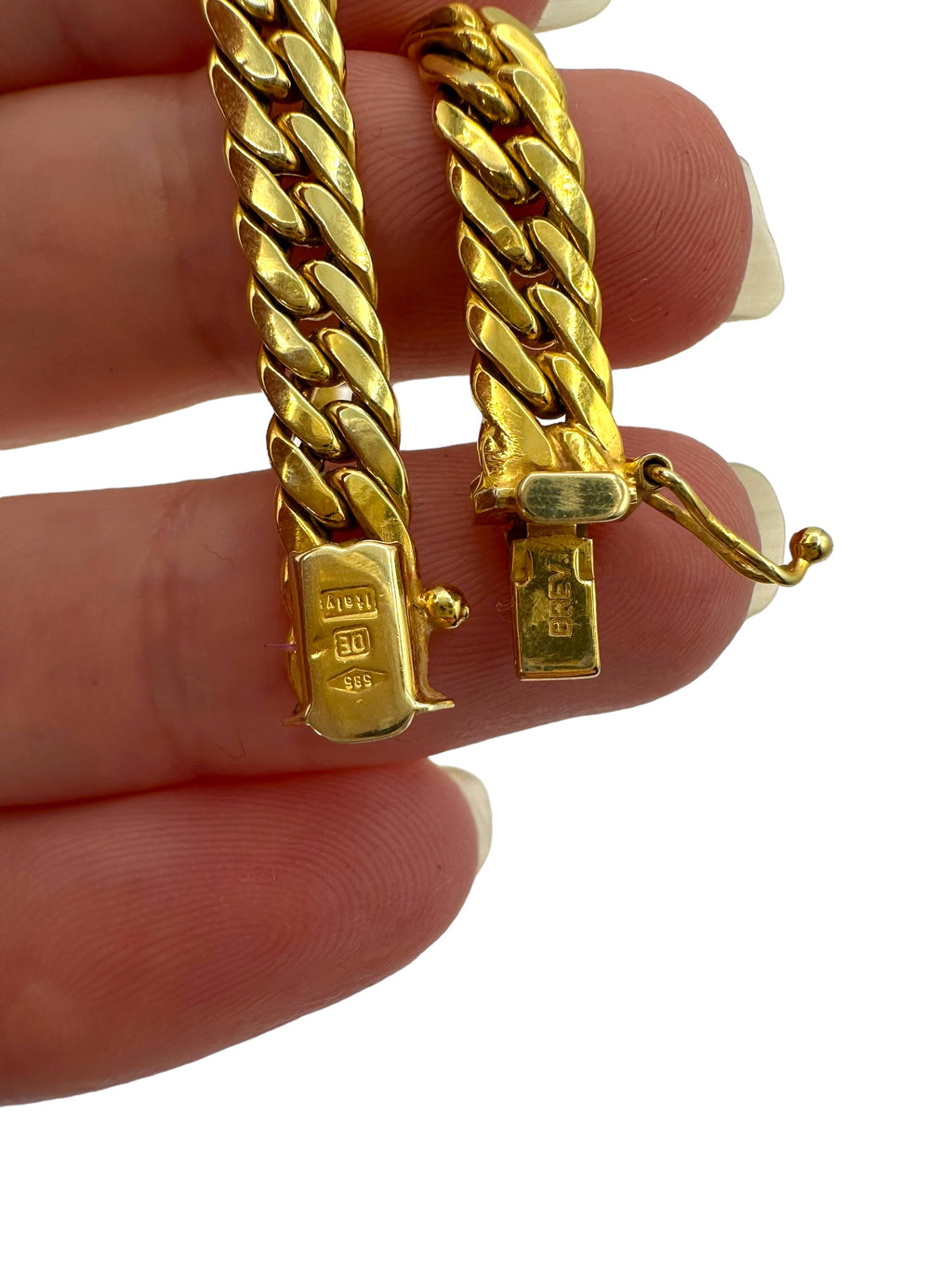 14k Flat Curb Chain Necklace