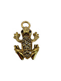 14k Frog Diamond Charm