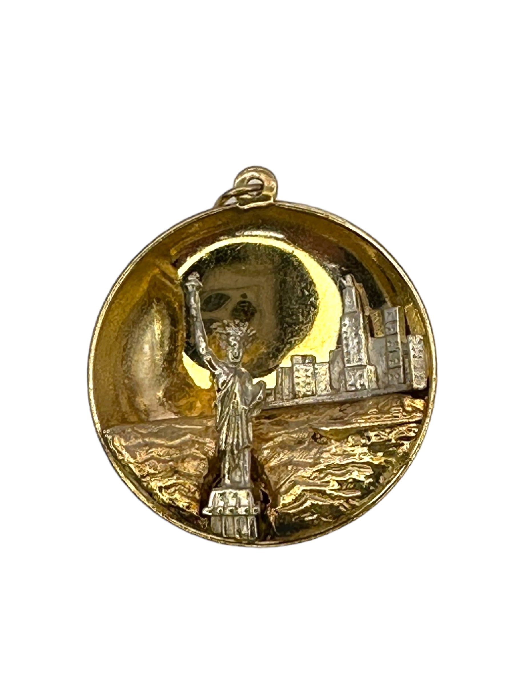 14k NYC Skyline Pendant