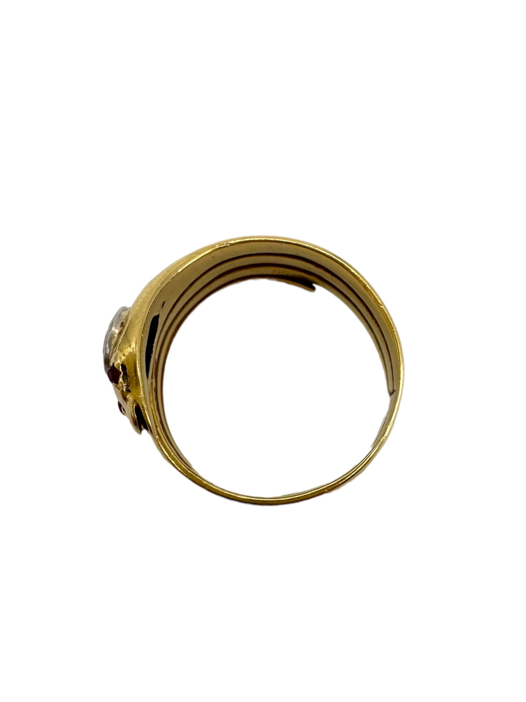 18k Ruby Snake Ring