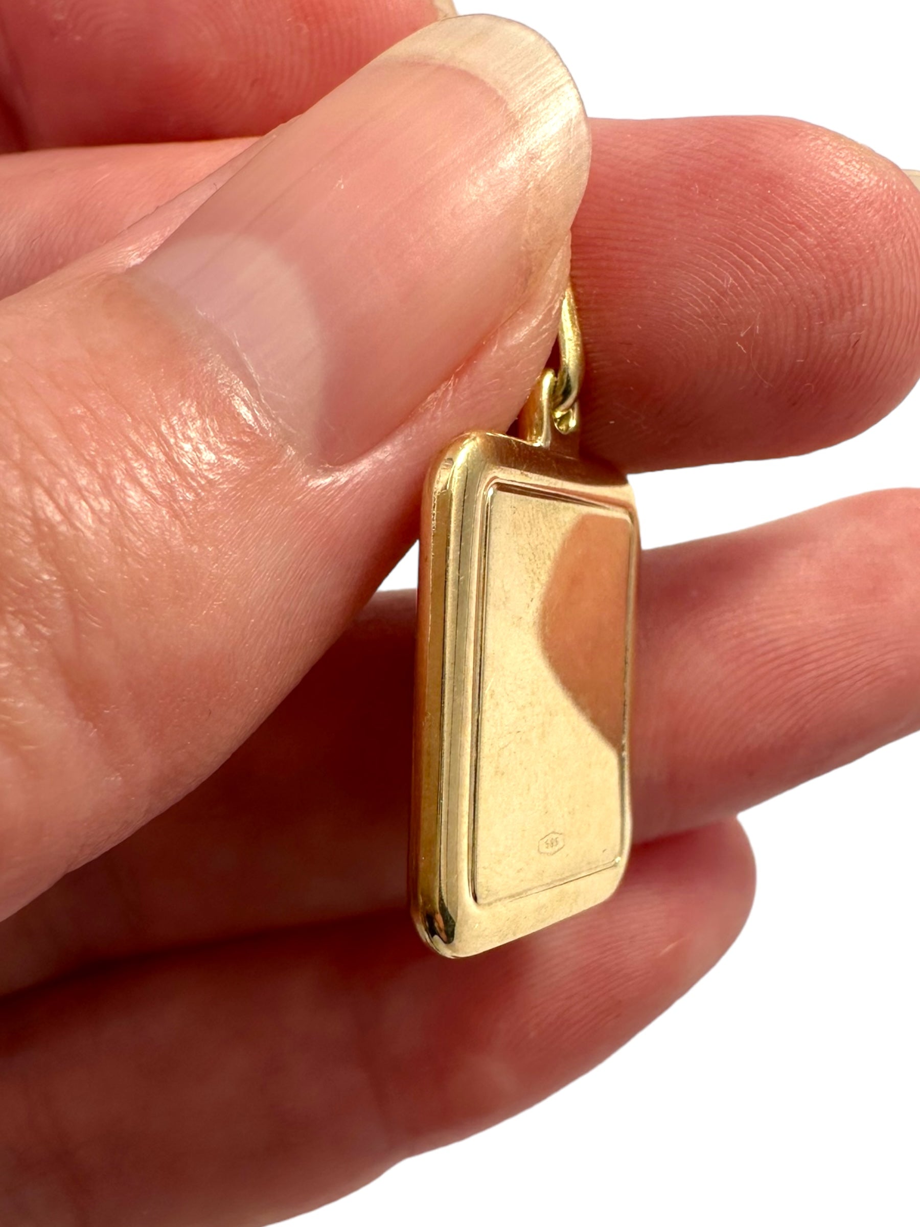 14k Aries Pendant