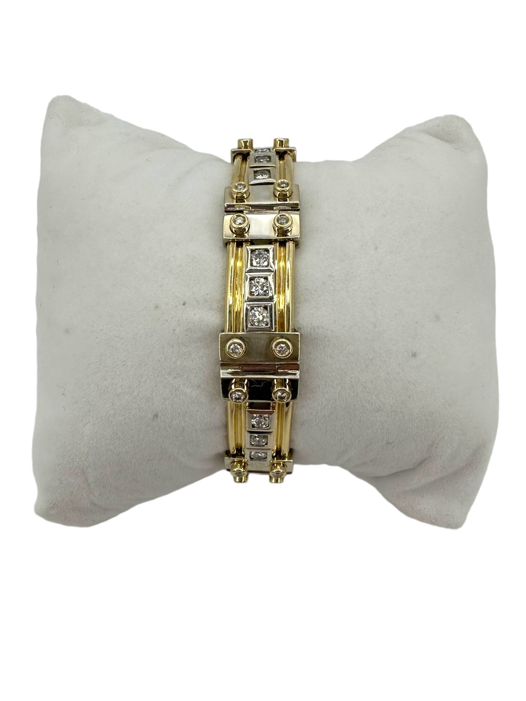 14k Diamond Slider Bracelet