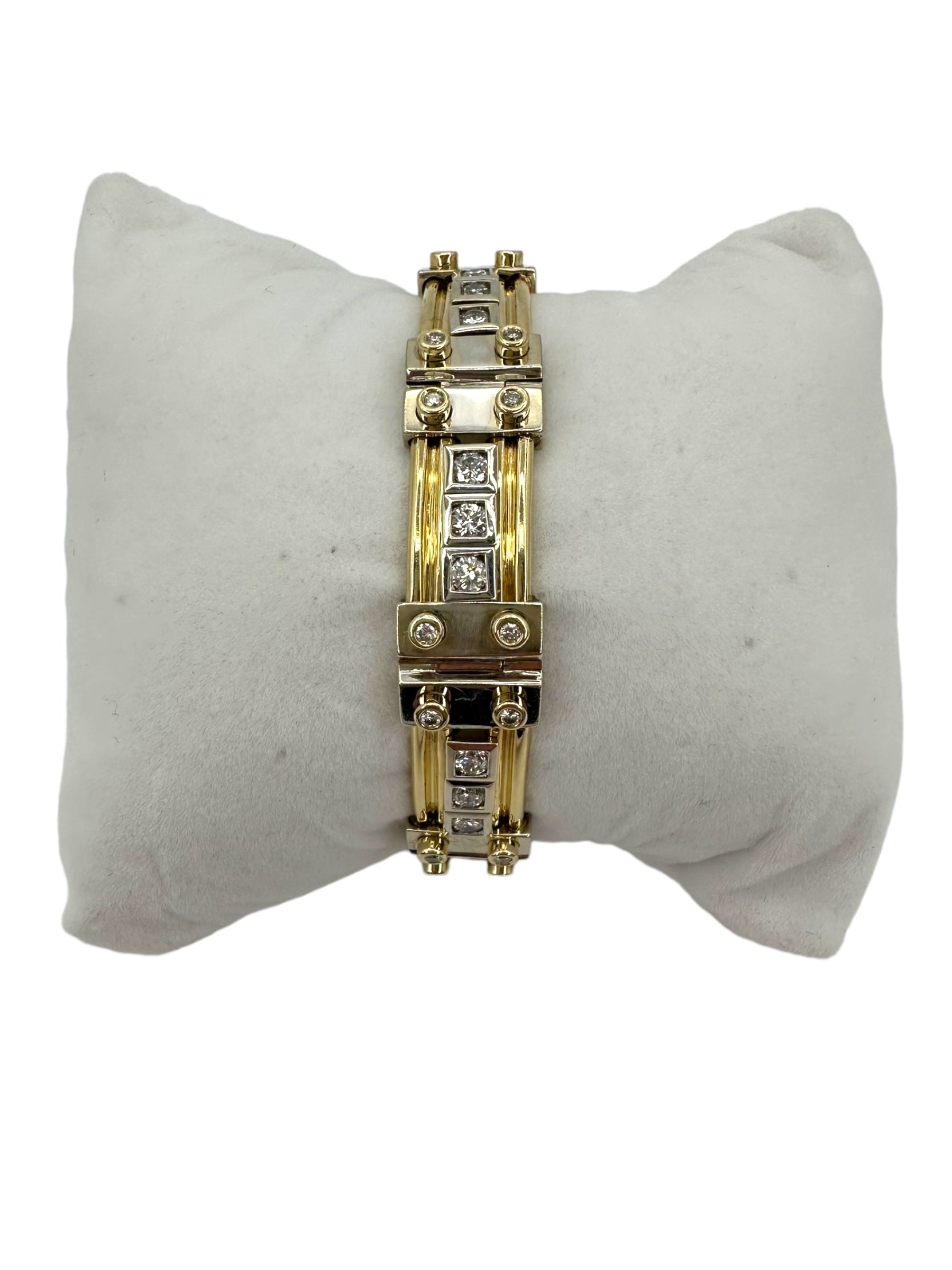 14k Diamond Slider Bracelet