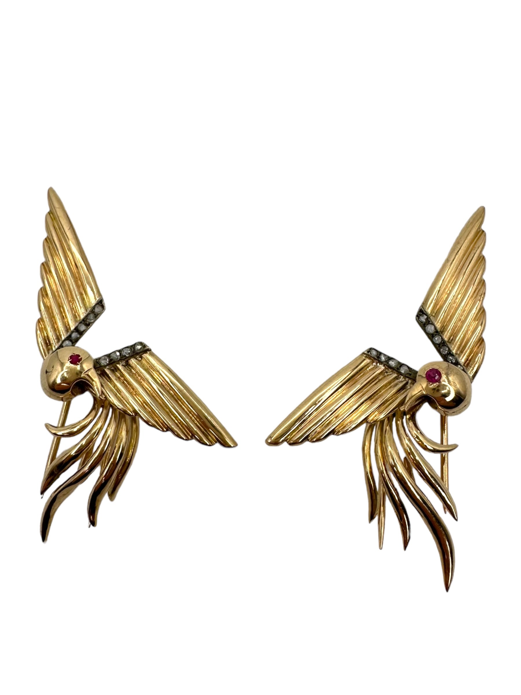 16k Retro Bird Clips