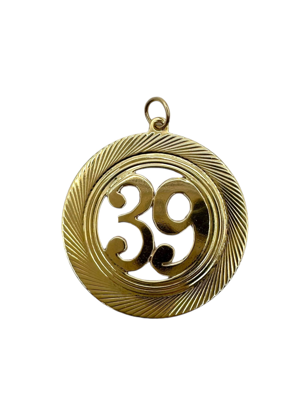 14k “39” Pendant