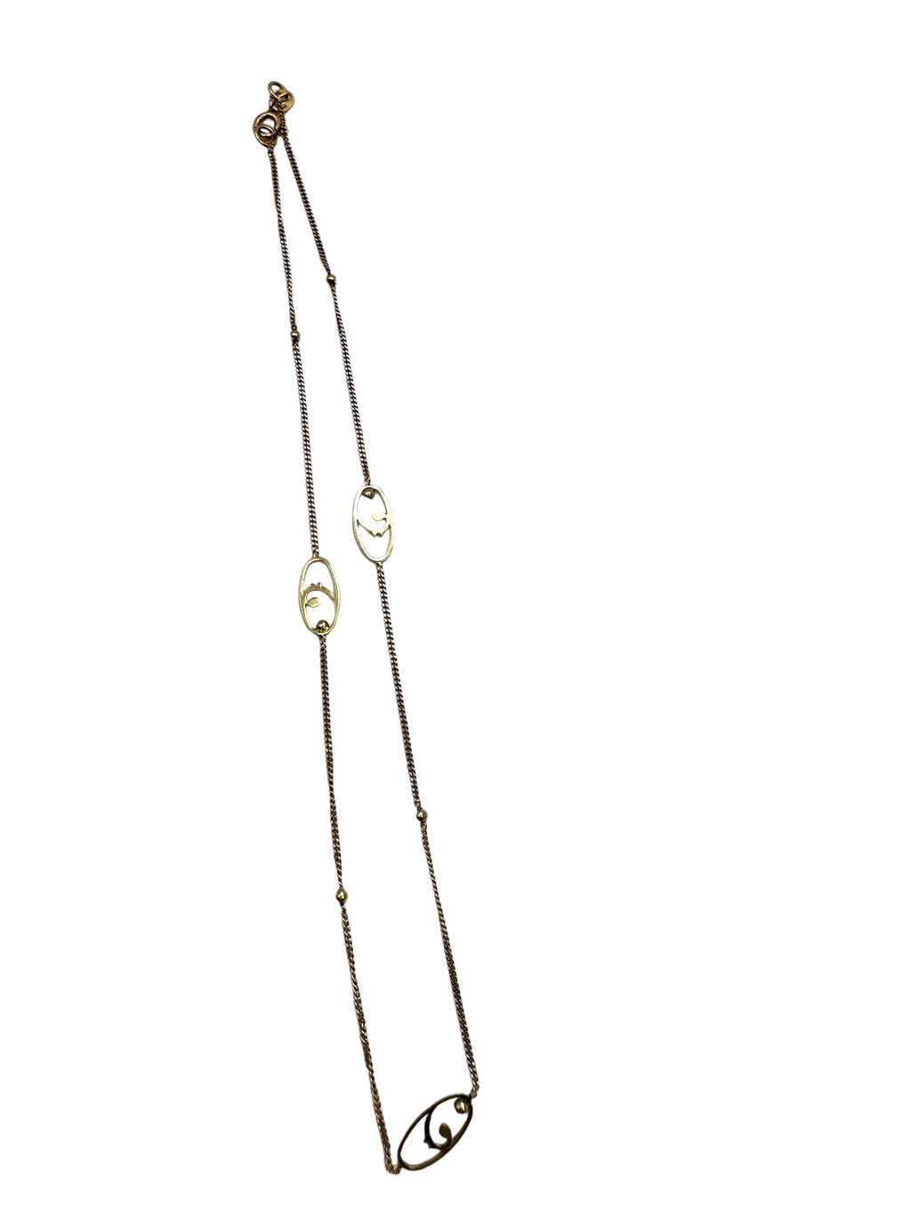 14k Fancy Link Necklace