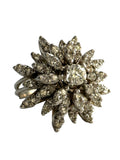 14k Diamond Starburst Cocktail Ring in