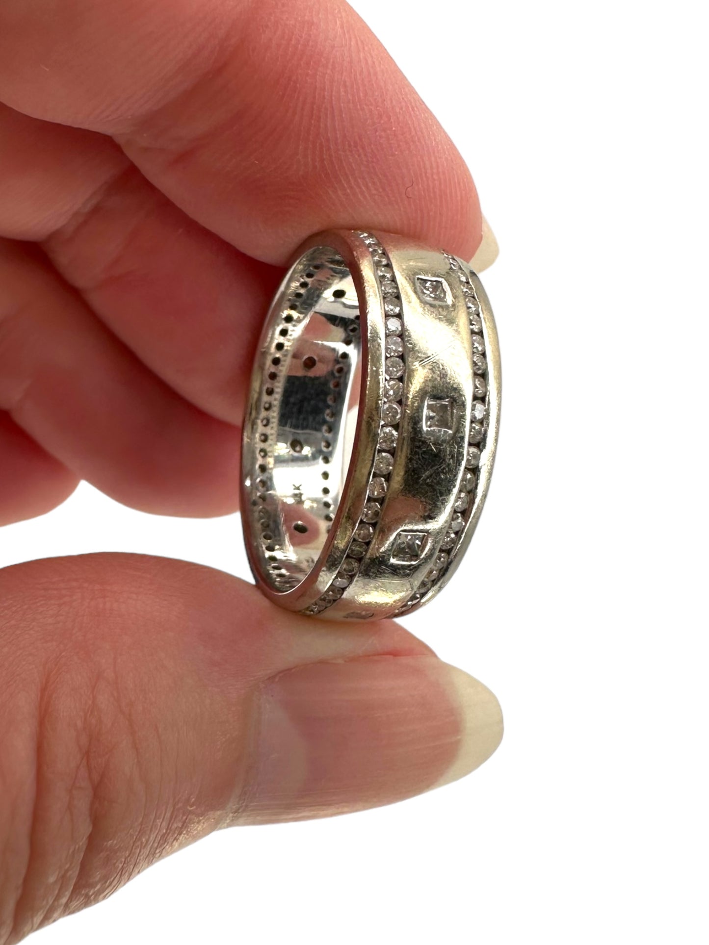 14k Diamond Eternity Band Ring