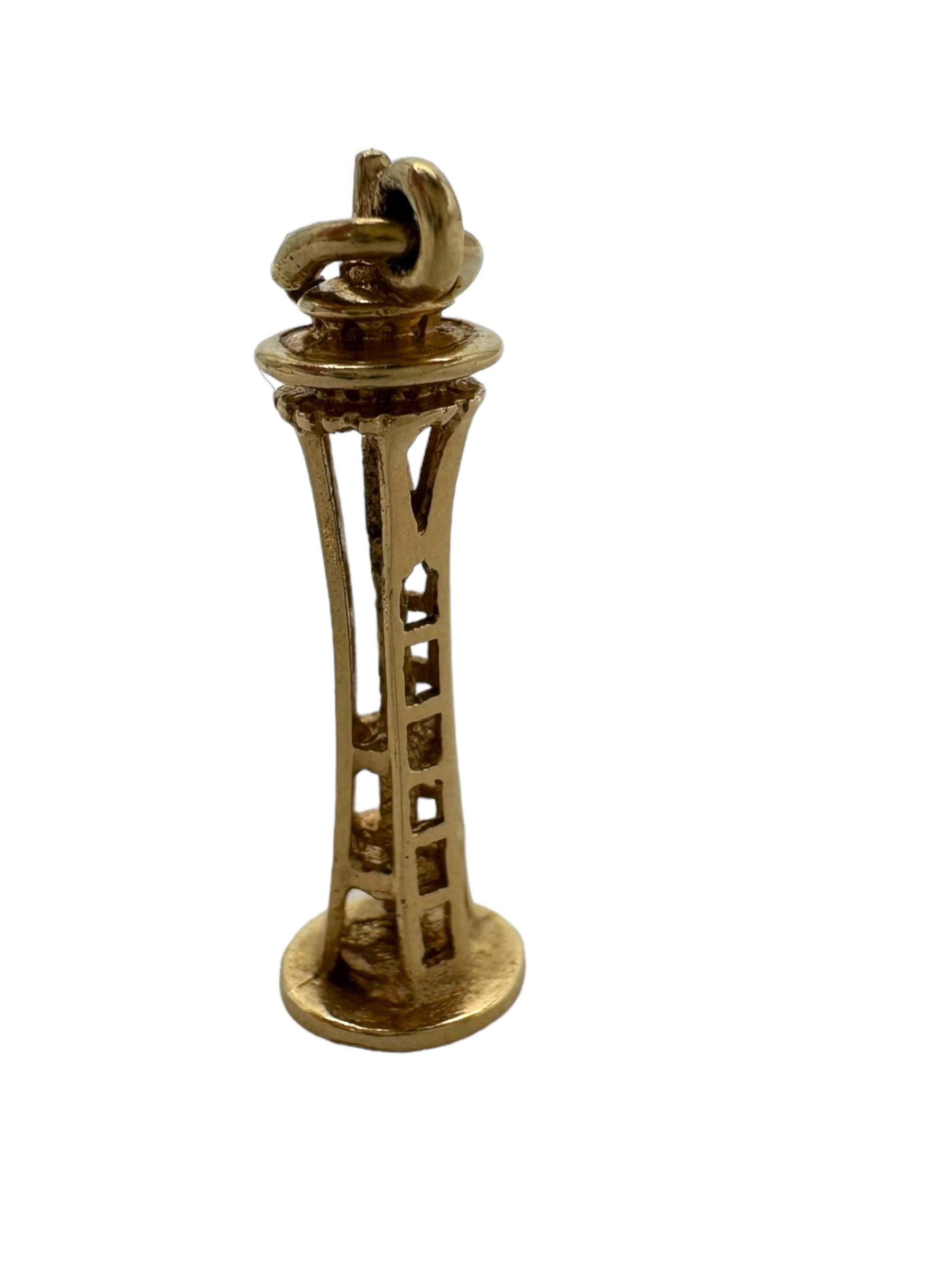 14k Tower Charm
